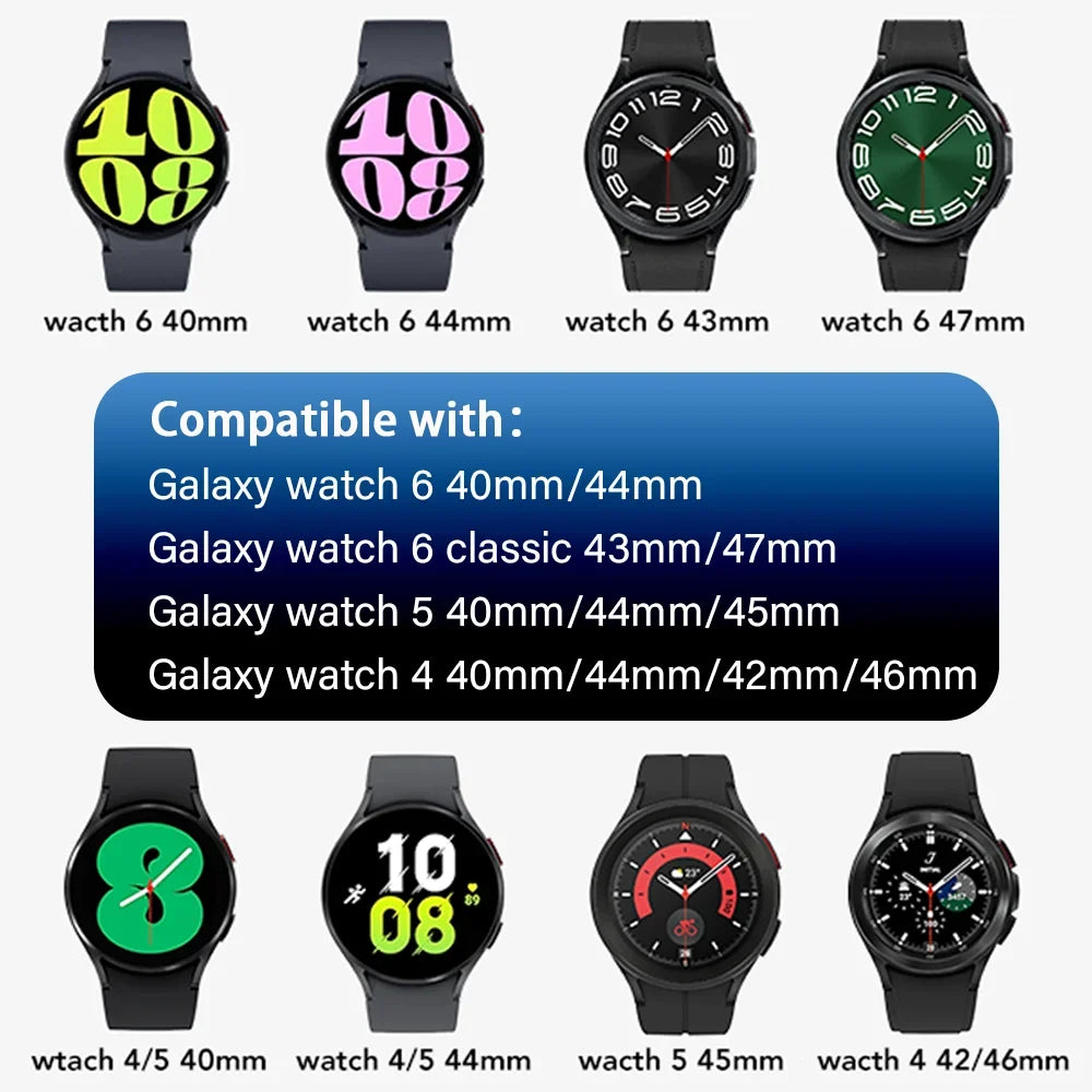 Bracelet en nylon alpin pour Samsung Galaxy Watch 4/5/6